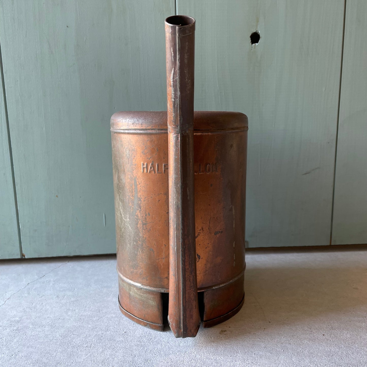 【USA vintage】SWINGSPOUT 銅仕上げ オイル缶 ハーフガロン