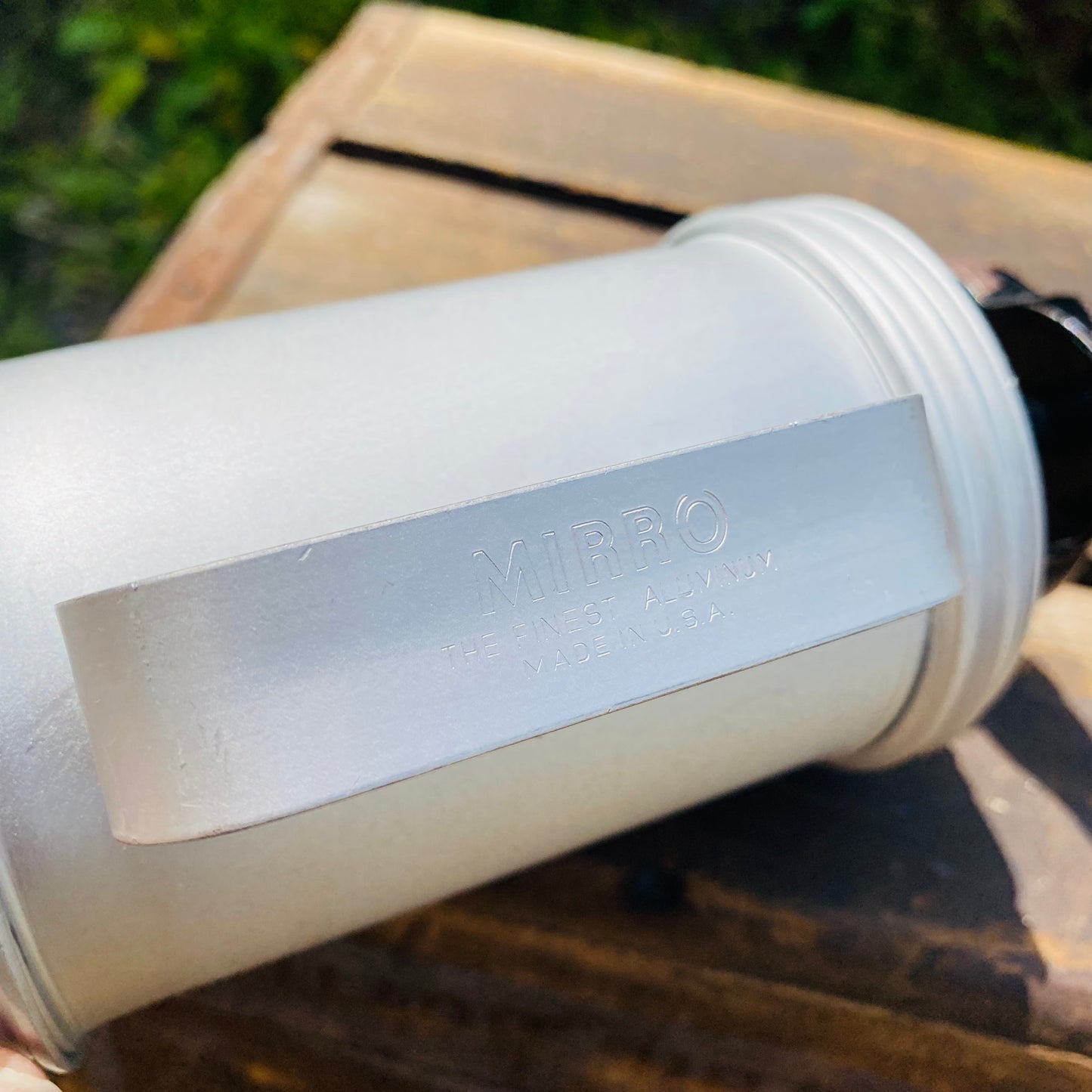 【USA vintage】MIRRO クッキープレス 型 ウッドスタンドセット