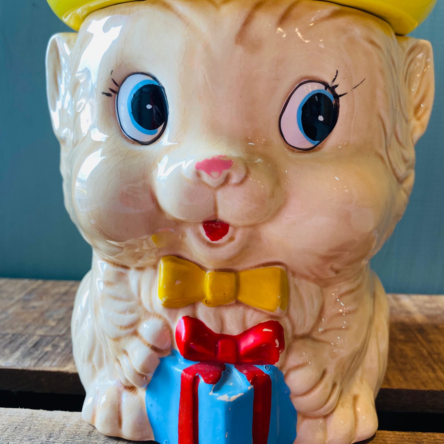 【1950s JPN vintage】cookie jar cat