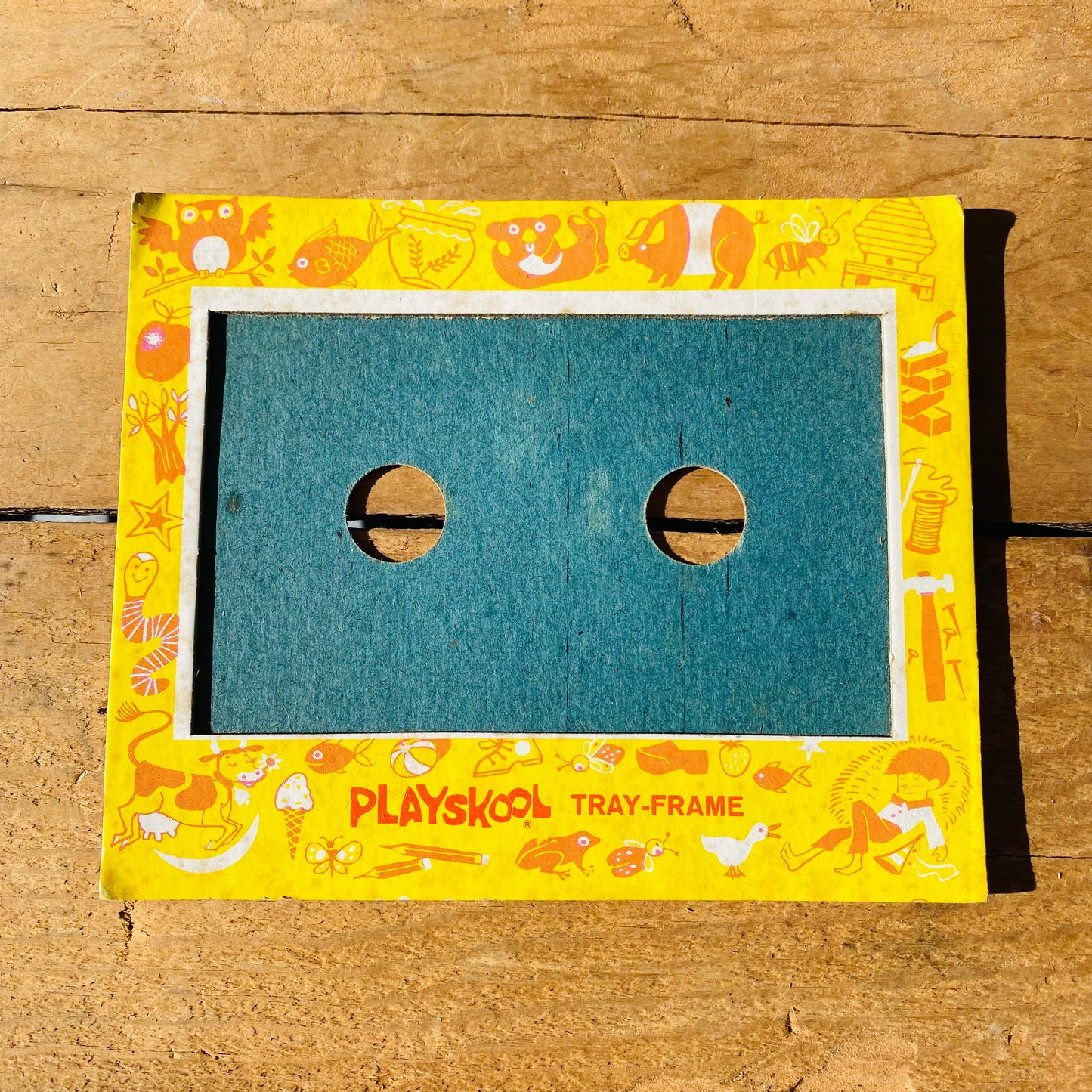【1972 USA vintage】PLAYSKOOL パズル 知育玩具