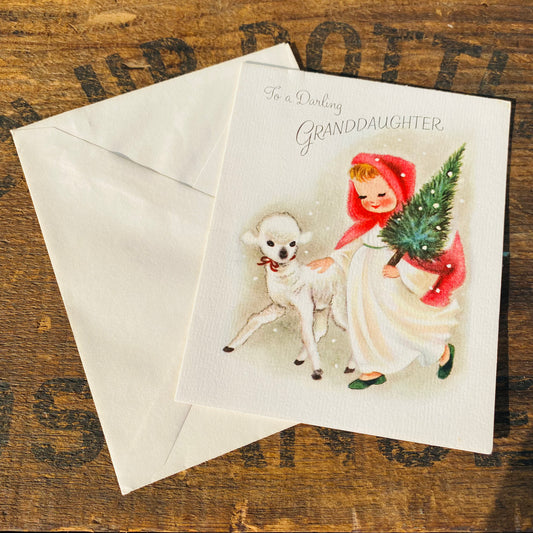 【USA vintage】クリスマス メッセージカード⑤