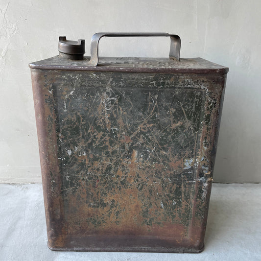 【British vintage】Petroleum Spirit Highly Flammable 石油缶 2ガロン