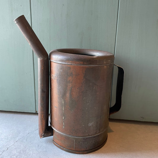 【USA vintage】SWINGSPOUT 銅仕上げ オイル缶 ハーフガロン