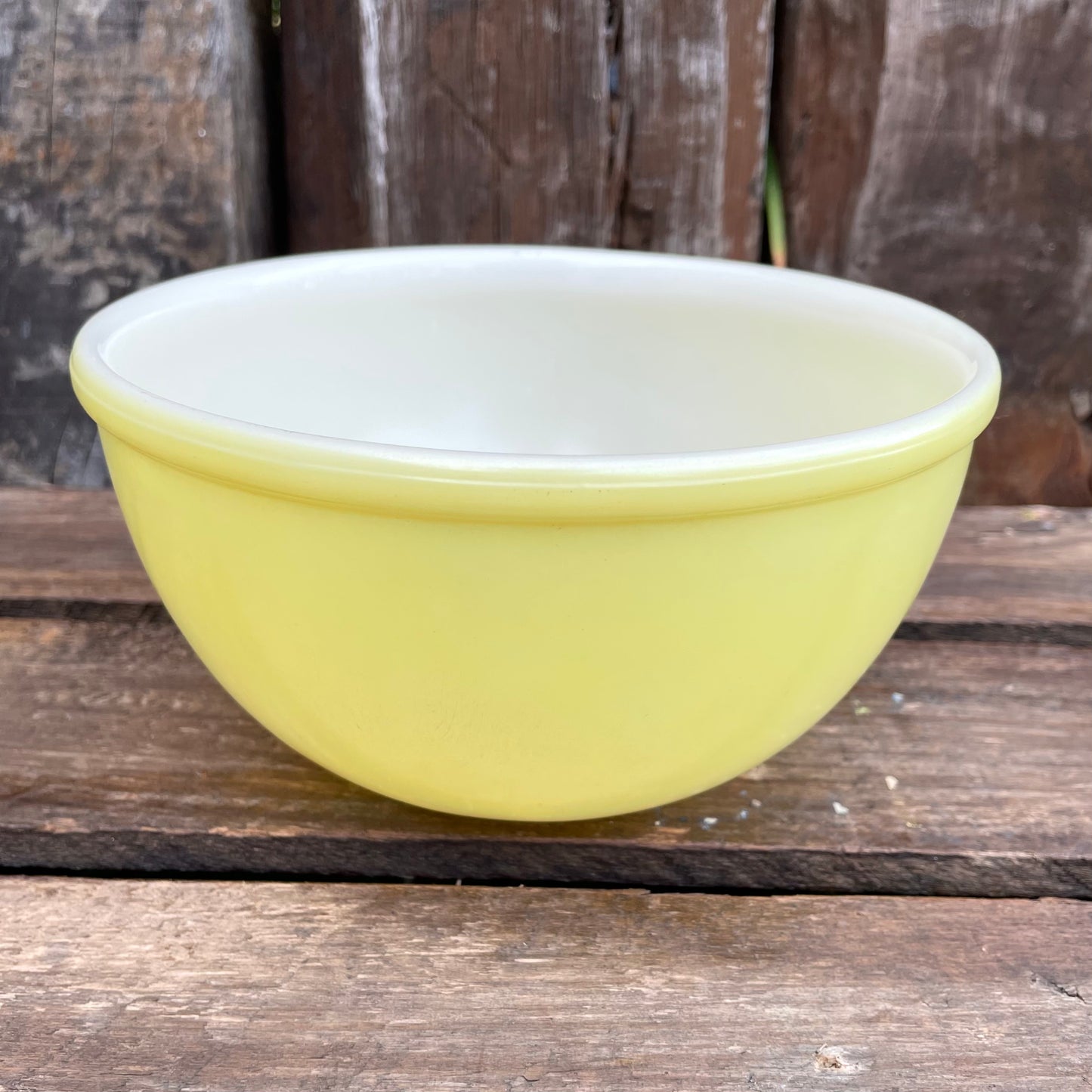 【50’s USA vintage】Fire King ミキシングボウル レモンイエロー