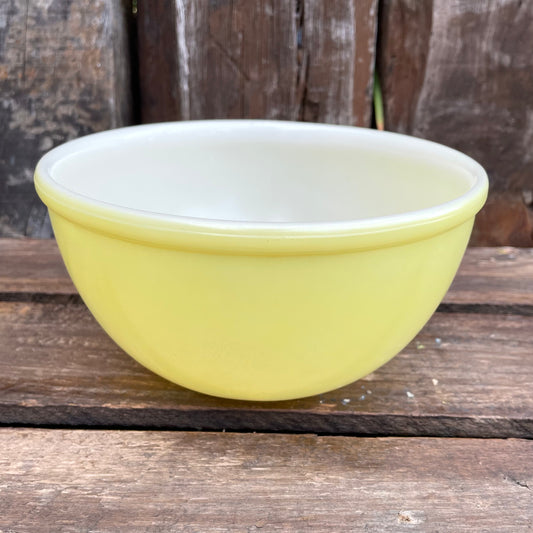 【50’s USA vintage】Fire King ミキシングボウル レモンイエロー