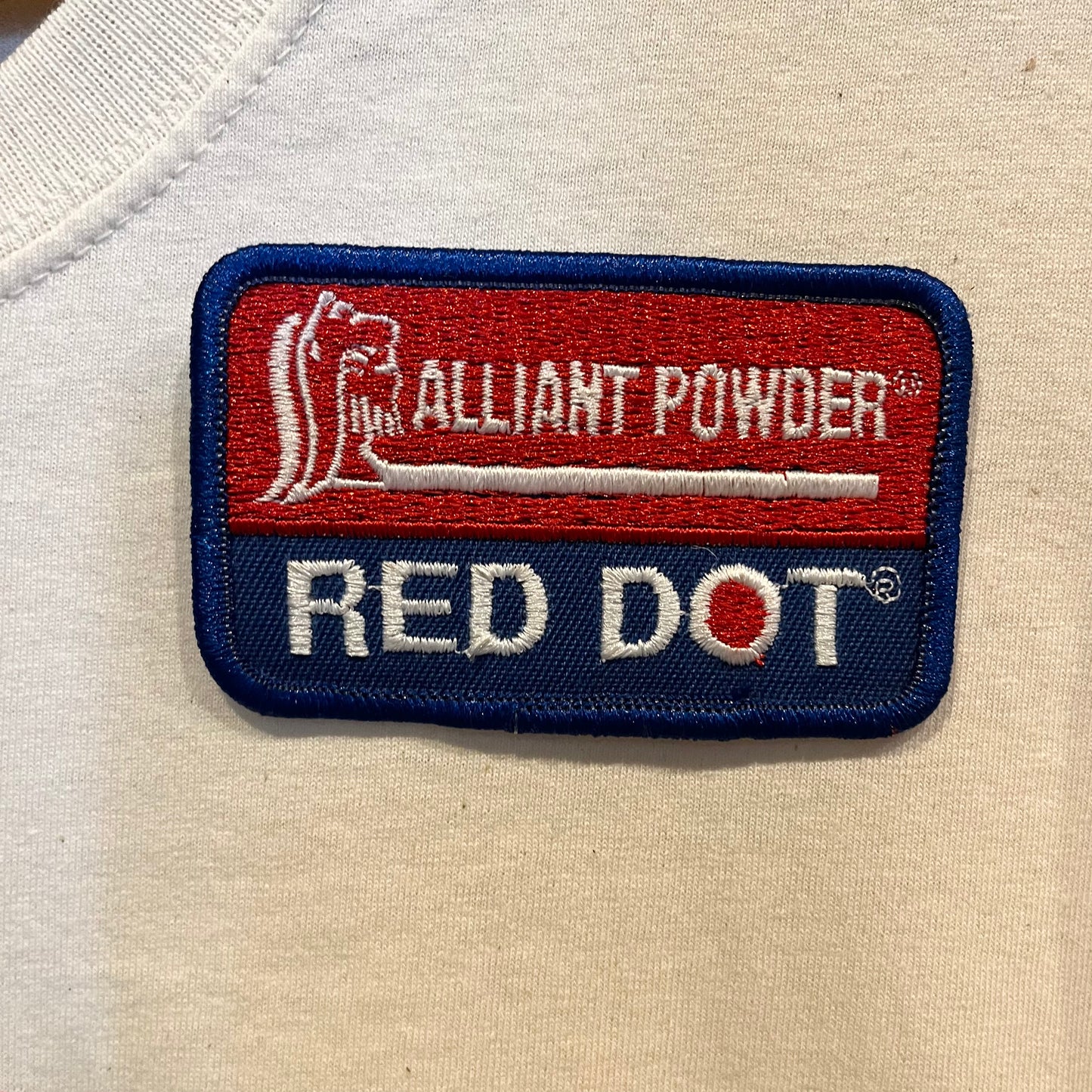 【USA vintage】ALLIANT POWDER RED DOT ワッペン