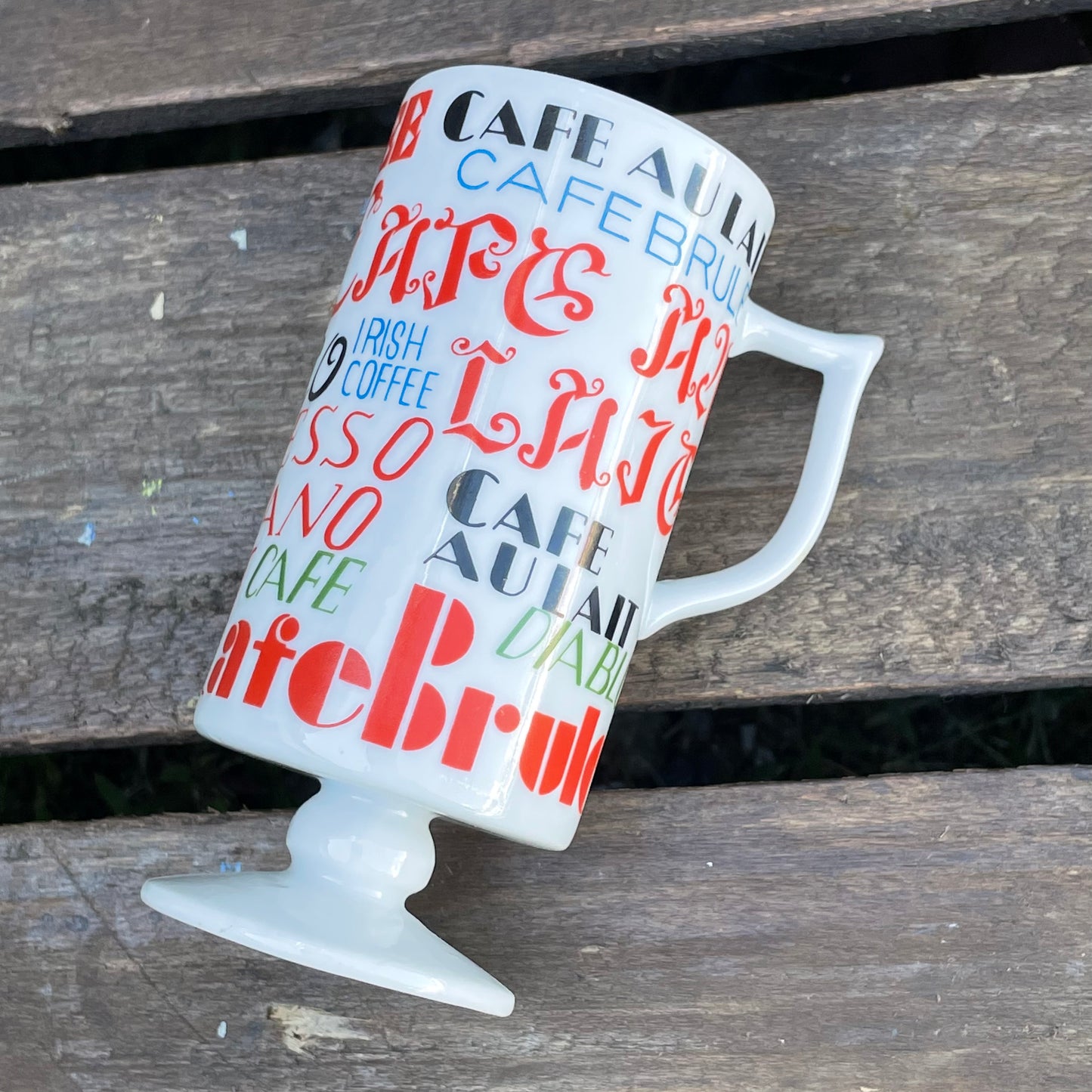 【USA vintage】レトロ ジュースカップ マグカップ 赤