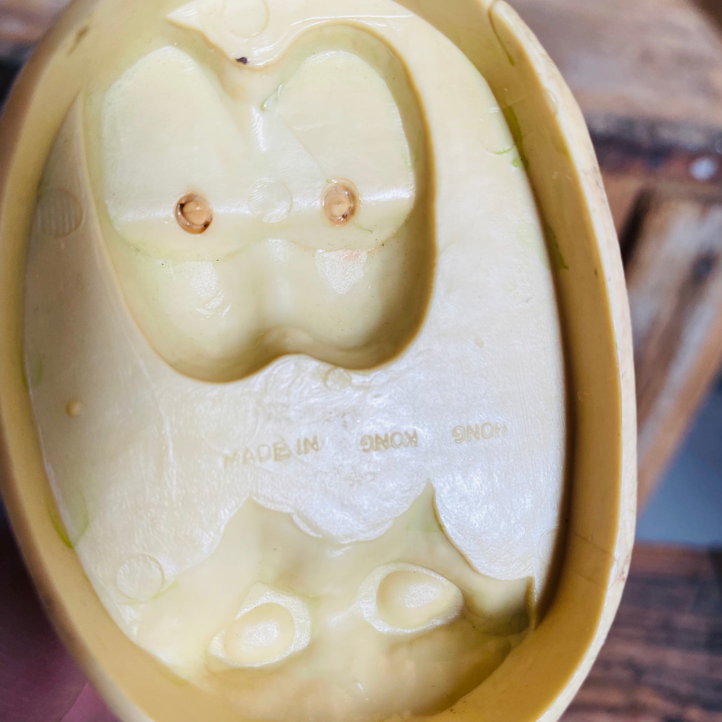 【vintage】置物 アヒルと女の子