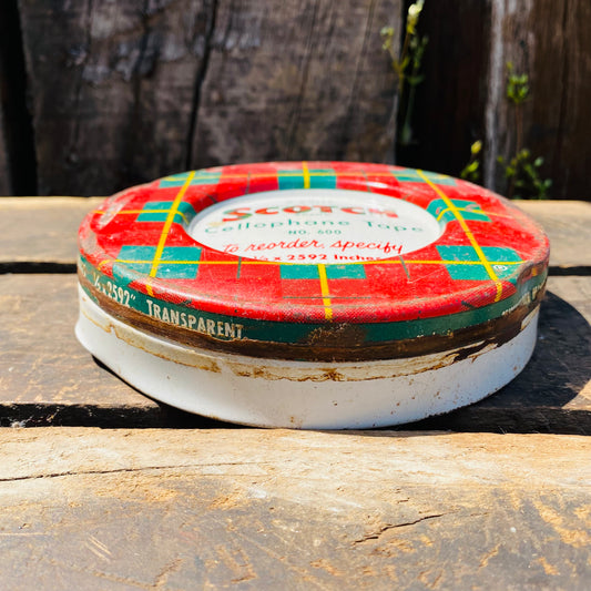 【1950s USA vintage】 SCOTCH テープ TIN缶