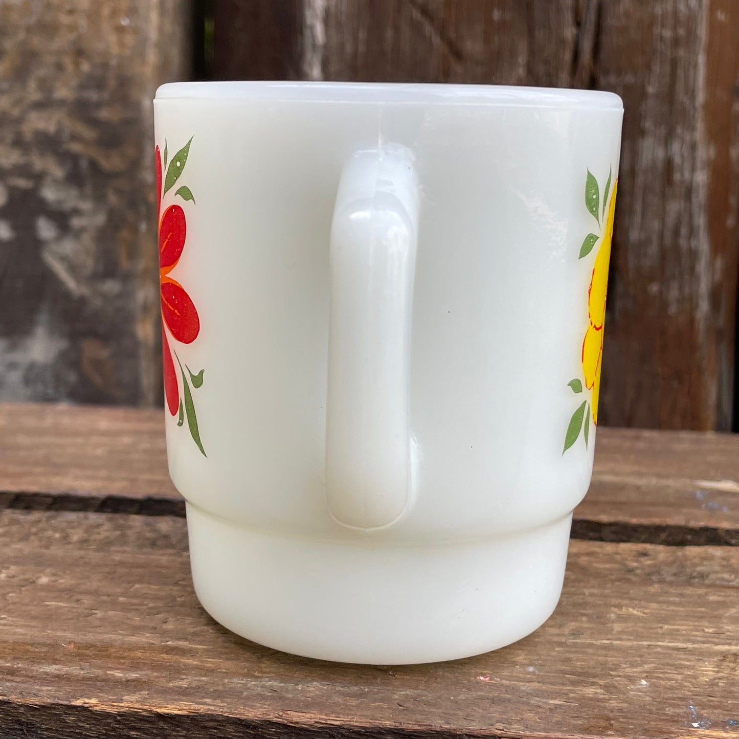 【70’s USA vintage】Fire King デイブレイカー スタッキングマグカップ