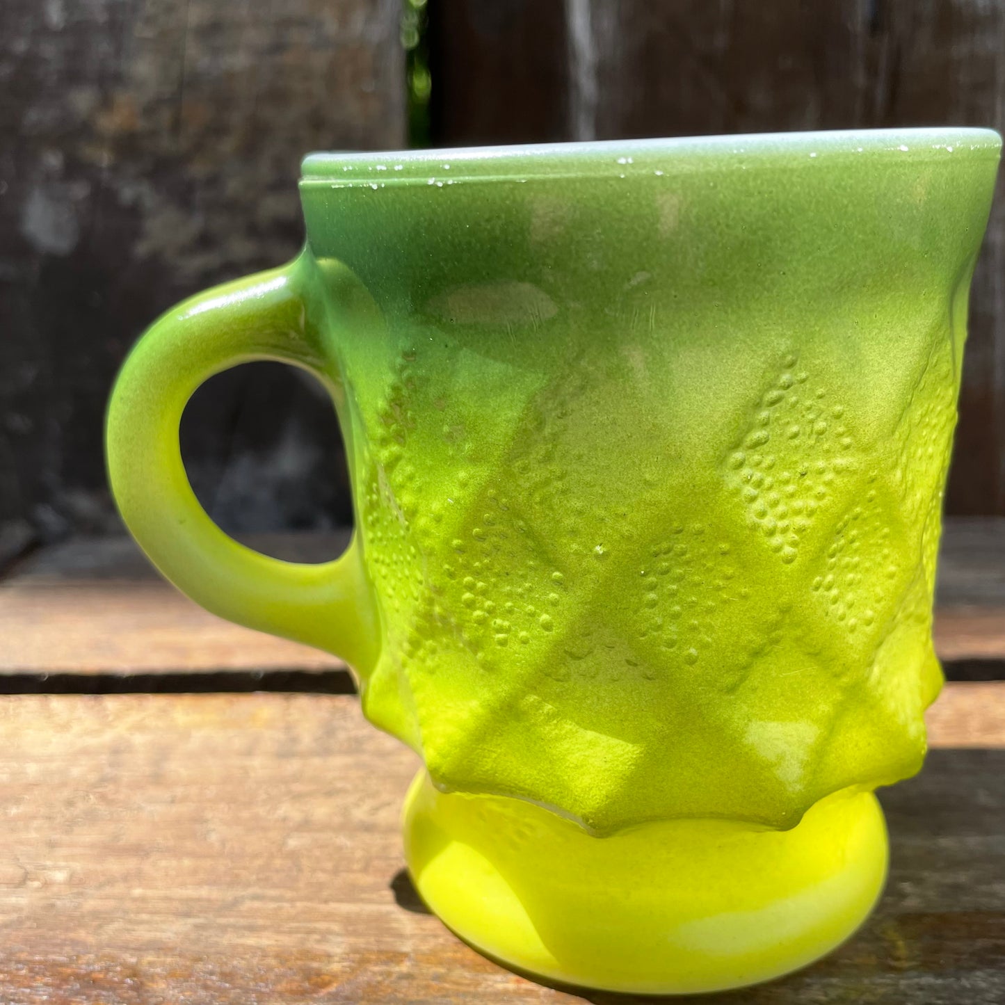 【60’s USA vintage】Fire King キンバリー (グリーン)