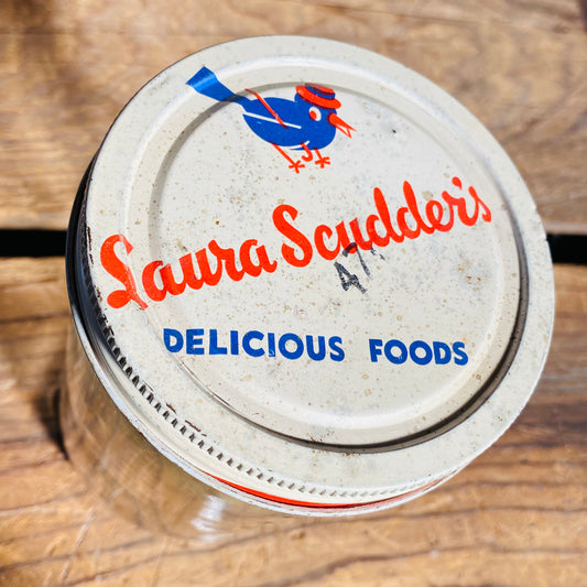 【 USA vintage】Laura Scudder's 瓶 ガラスジャー