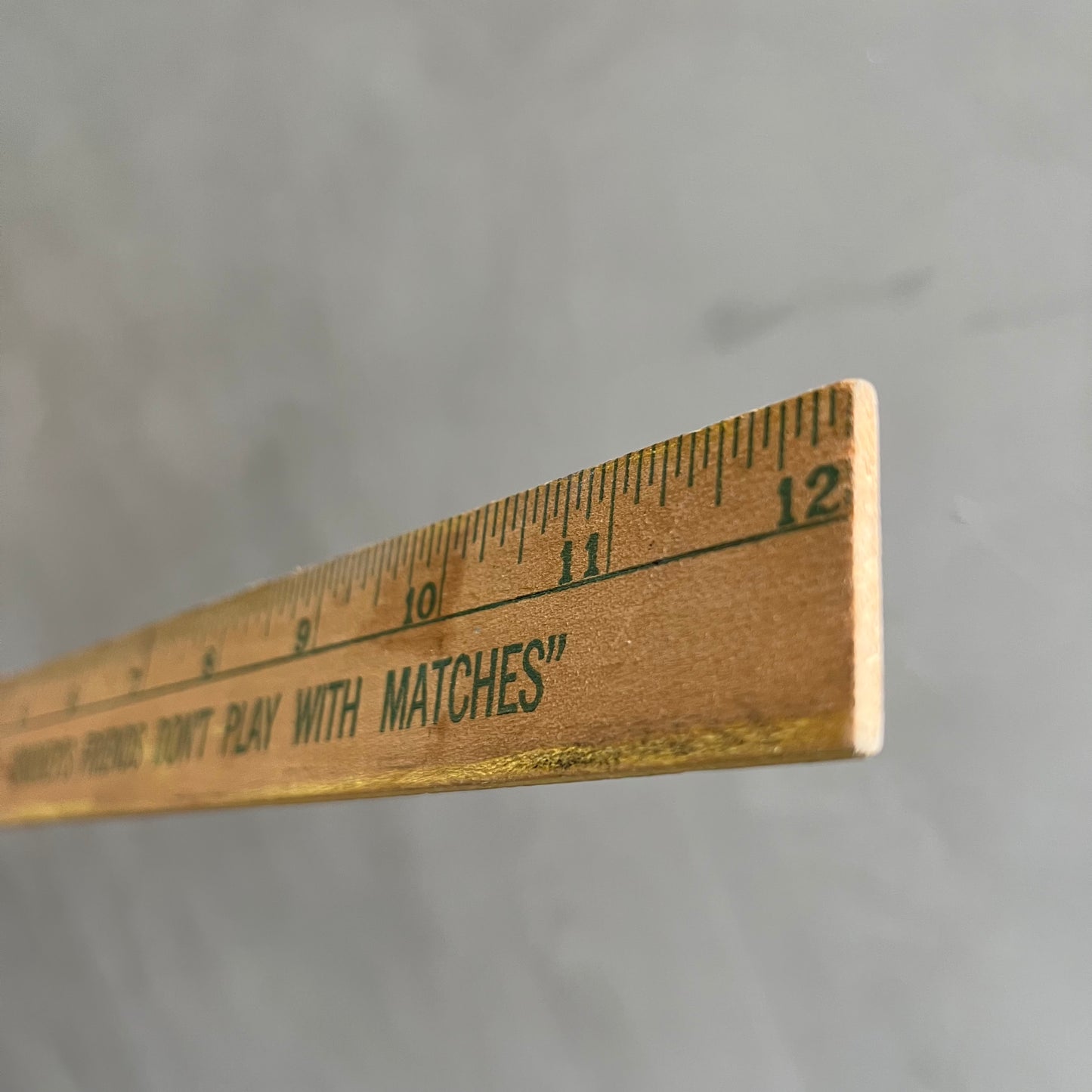 【USA vintage】スモーキーベア 木製 物差し ルーラー