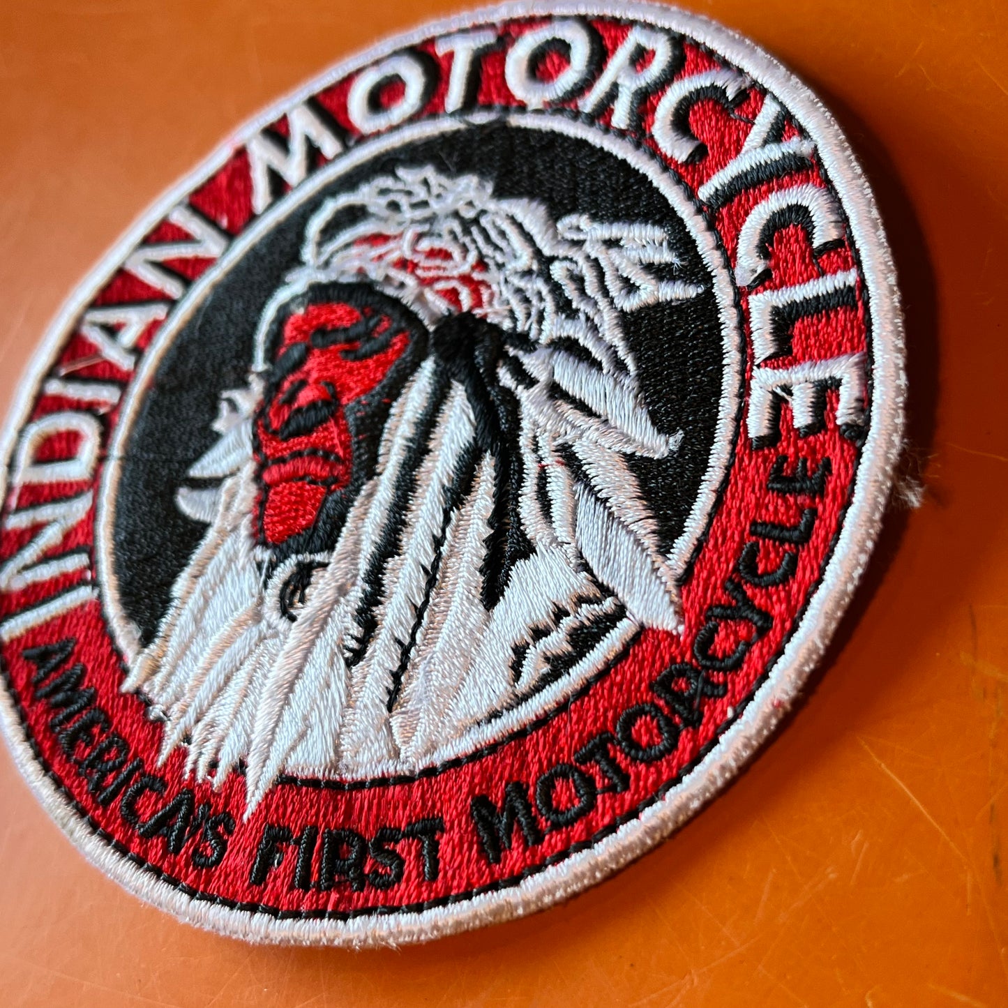 【USA vintage】Indian Motorcycle ワッペン
