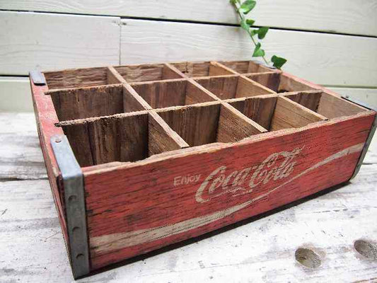 【USA vintage】コカ・コーラ 木箱 ボトルケース ウッドボックス