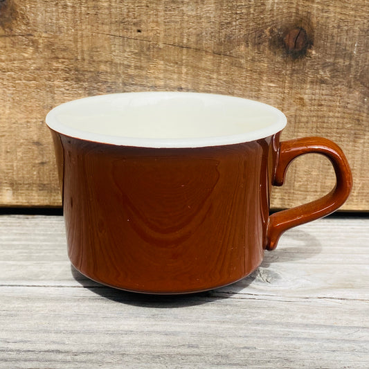 【USA vintage】マグカップ ブラウン×ホワイト