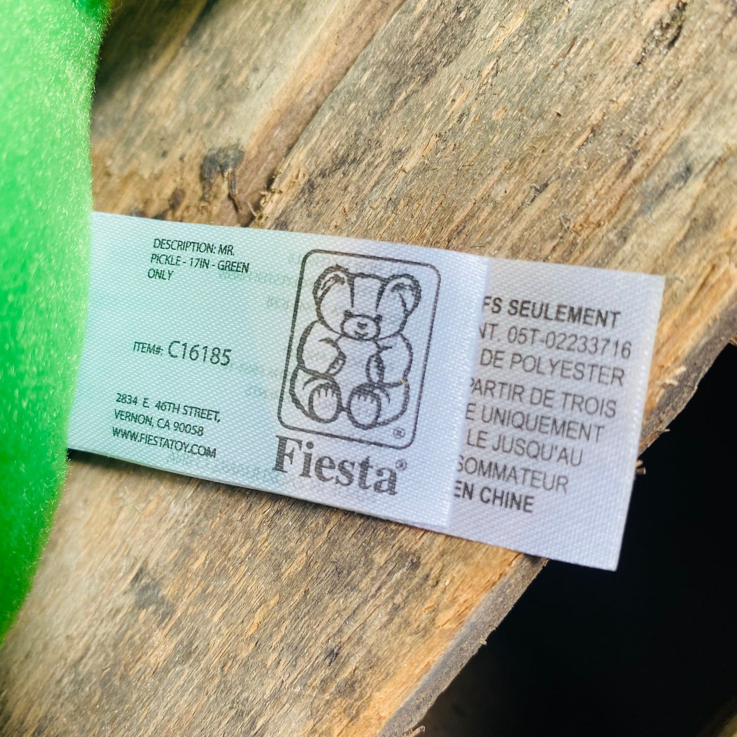 “Fiesta” MR.PICKLE ぬいぐるみ