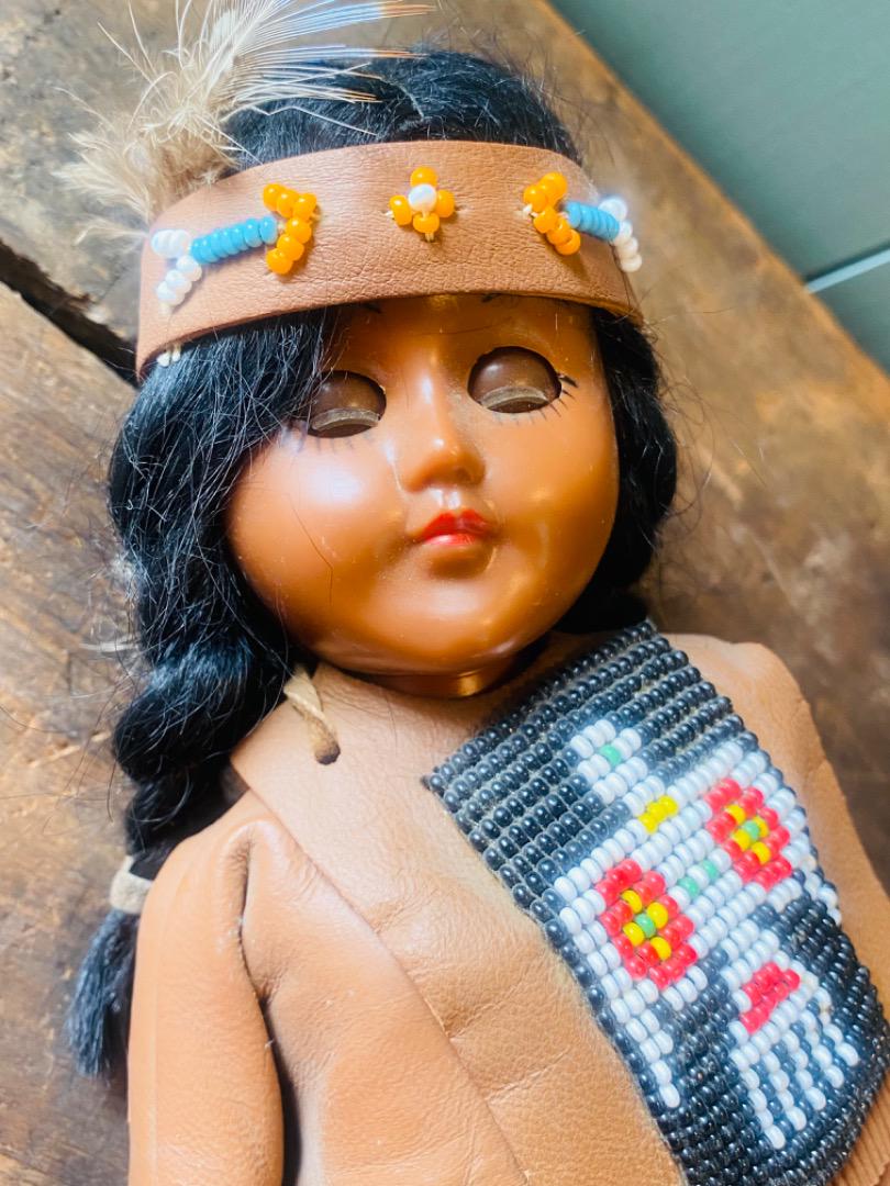 【USA vintage】カールソンドール インディアン 人形