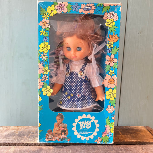 【USA vintage】Kitty doll 青のドレス