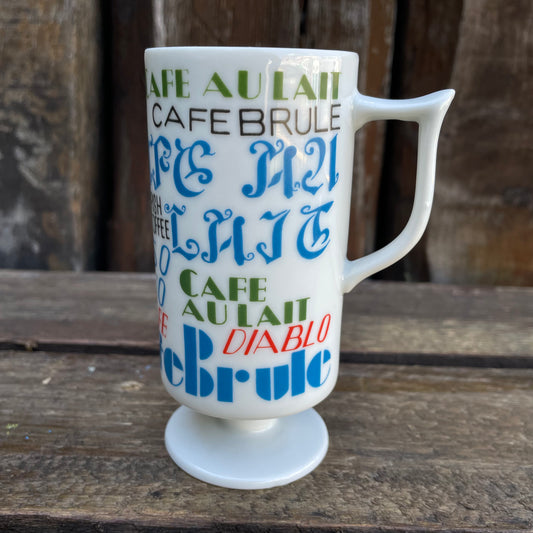 【USA vintage】レトロ ジュースカップ マグカップ 青