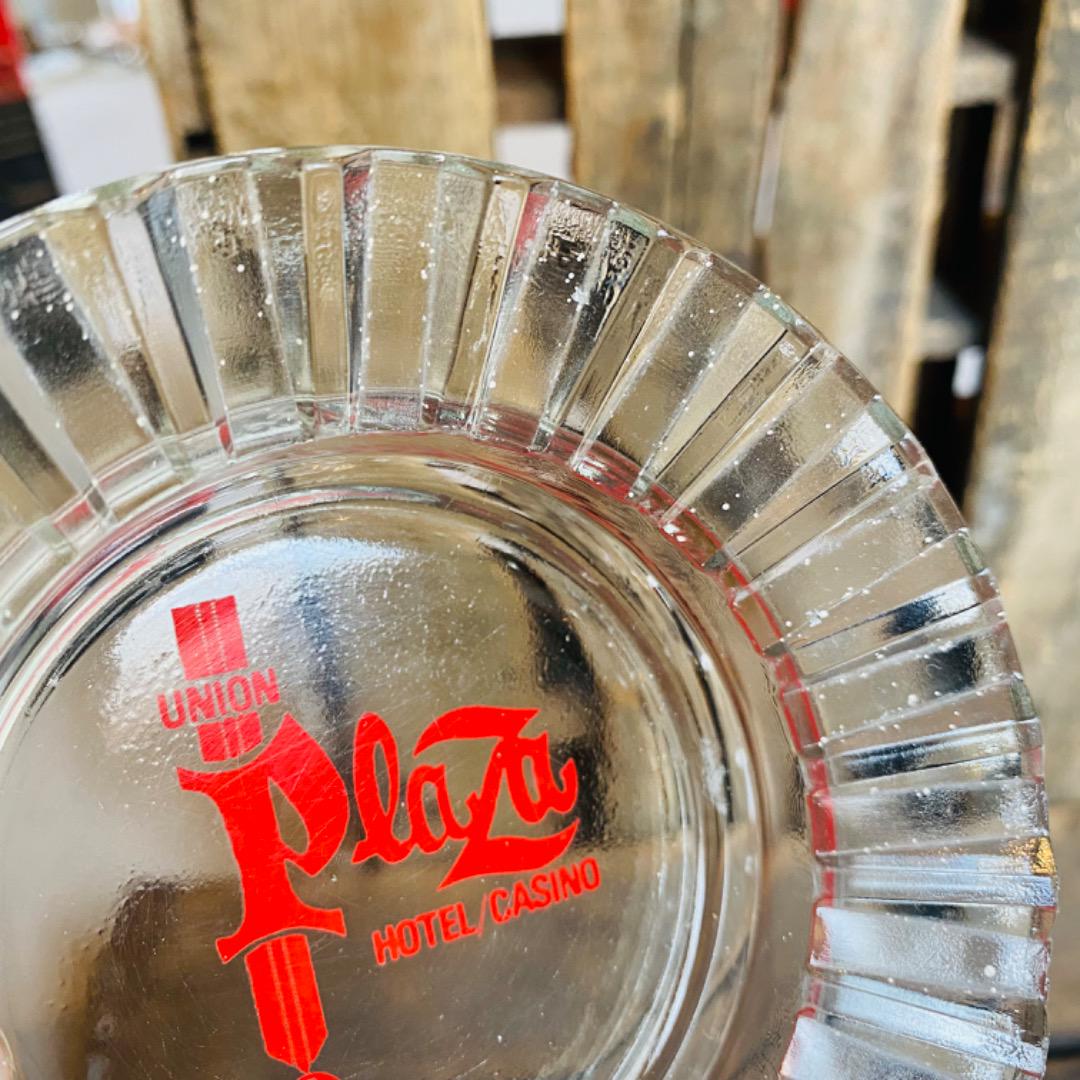 【1950s-1970s USA vintage】カジノ アドバタイジング 灰皿 UNION Plaza HOTEL/CASINO