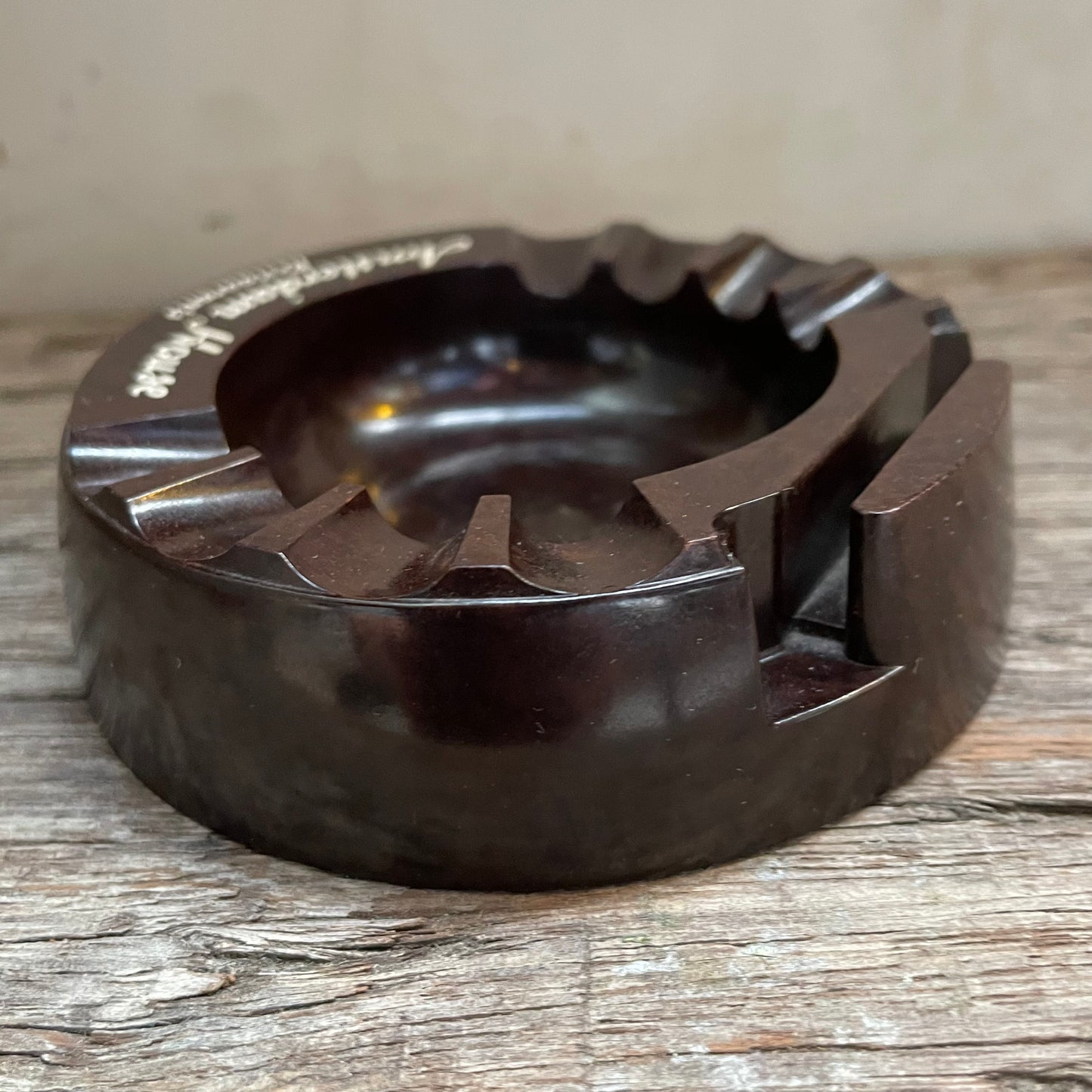 【USA vintage】Amsterdam House Restaurant メラミン樹脂 灰皿 アッシュトレイ