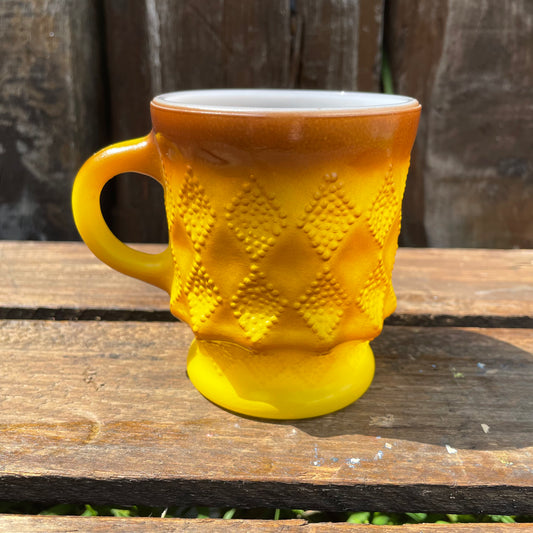 【60’s USA vintage】Fire King キンバリー (イエロー)