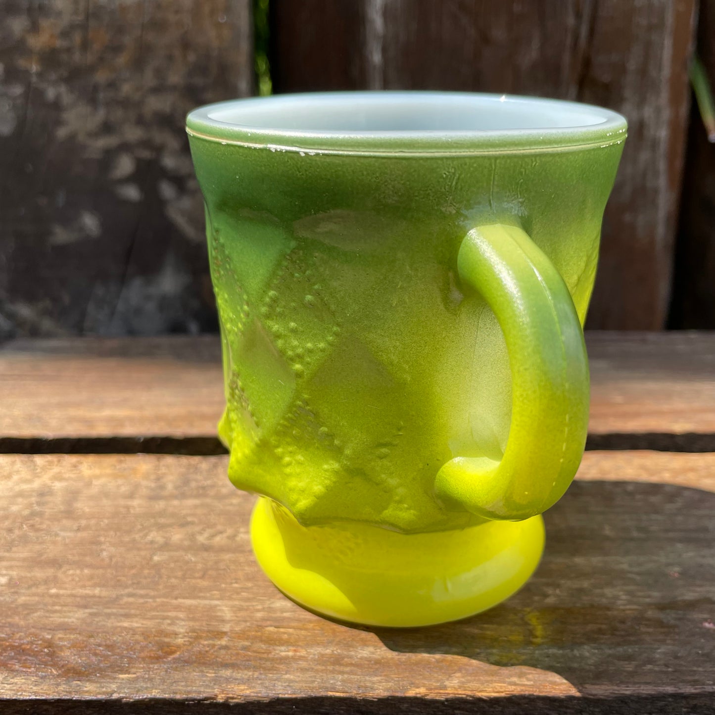 【60’s USA vintage】Fire King キンバリー (グリーン)