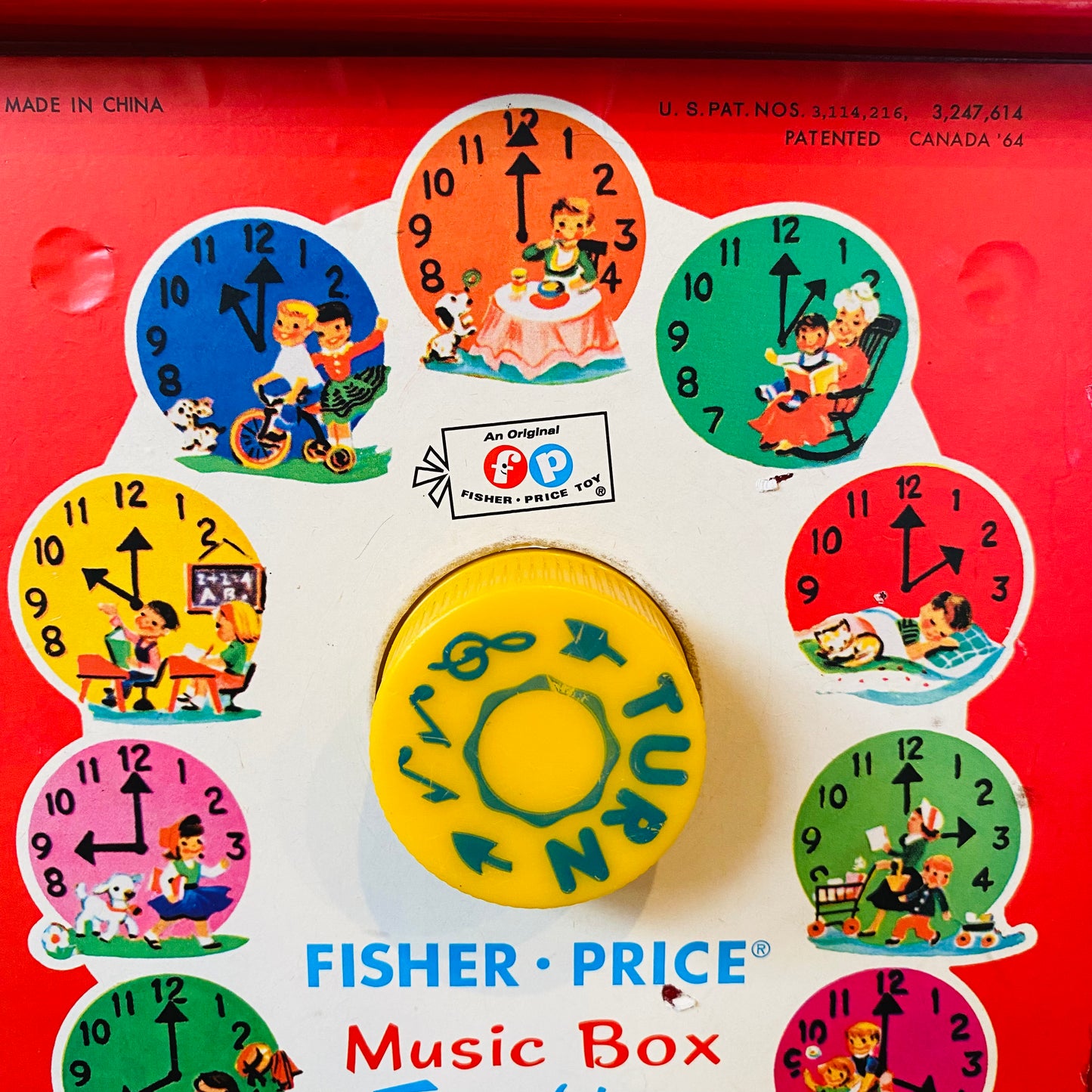 Fisher-Price Toys ミュージックボックス・ティーチングクロック