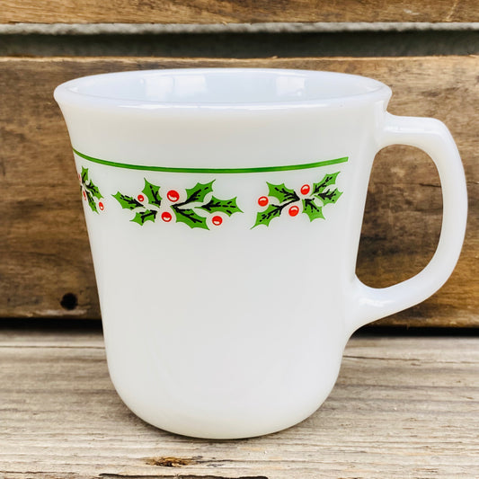 【1960s USA vintage】CORNING クリスマスマグカップ