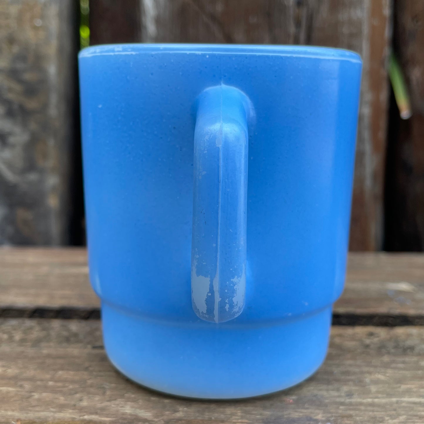 【60’s USA vintage】Fire King スタッキングマグカップ ブルー