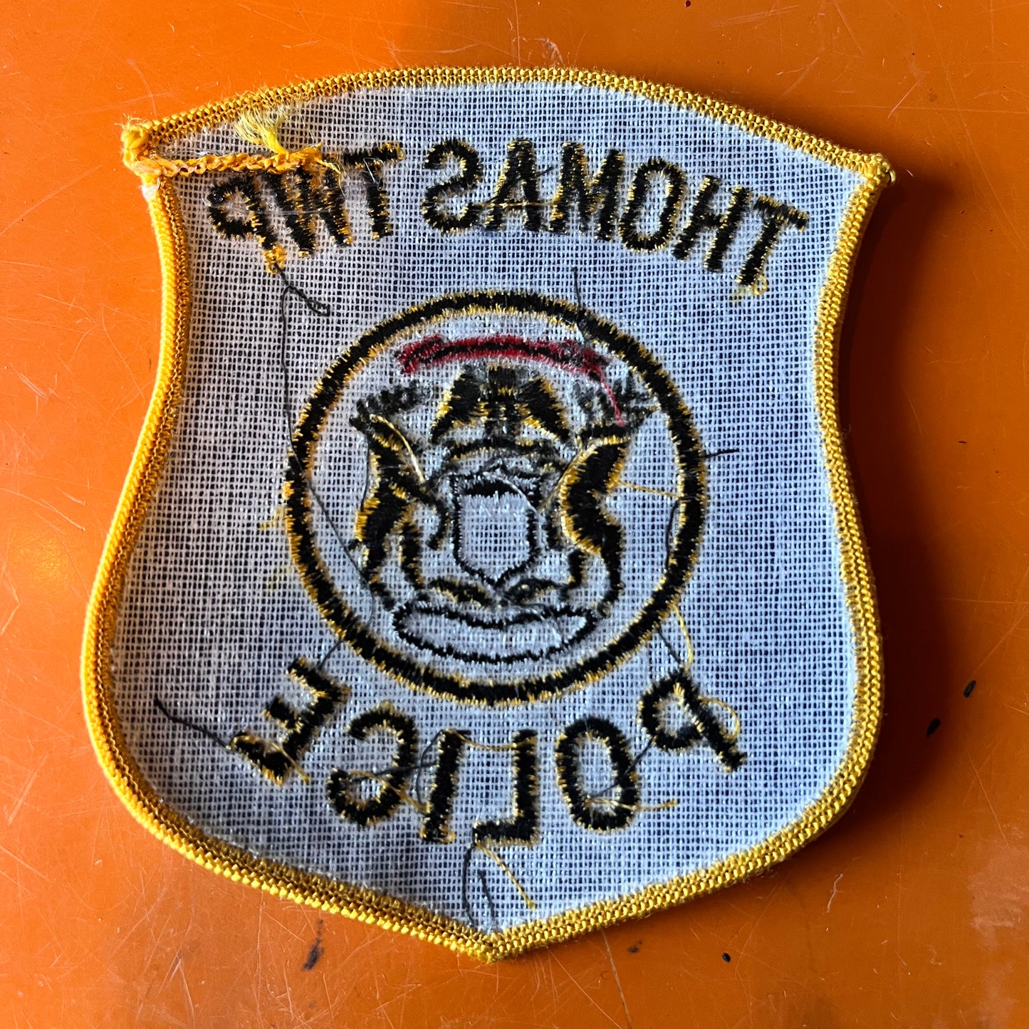 【USA vintage】THOMAS TWP POLICE ワッペン