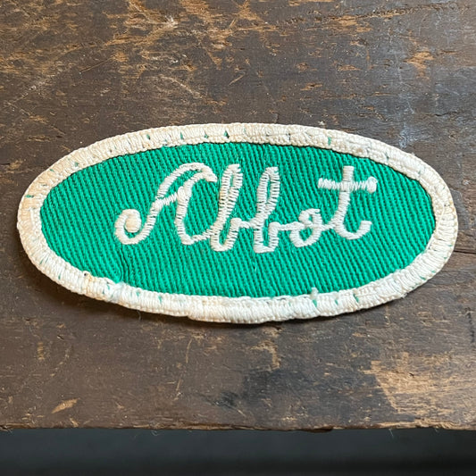 【USA vintage】ワッペン Abbot