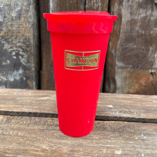 【70’s vintage 】CHAMPION プラスチック タンブラー 蓋付き