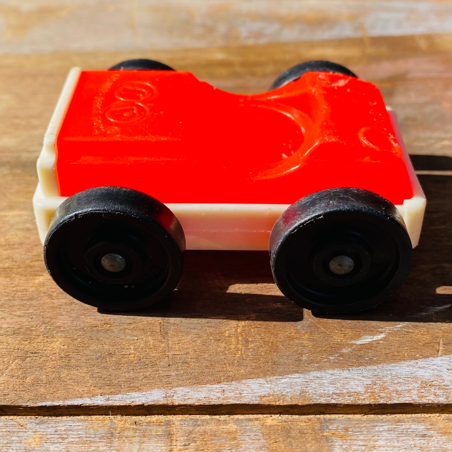 【USA vintage】Fisher-Price Toy 車 レッド