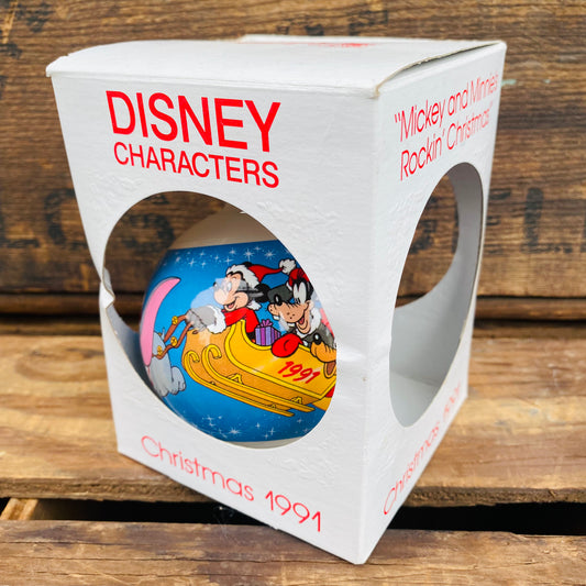 【1991 USA】Disney クリスマスオーナメント