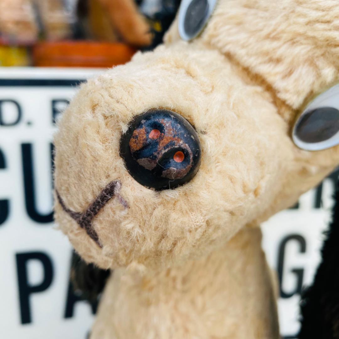 【USA vintage】ぬいぐるみ 犬 ドッグ アンティークドール