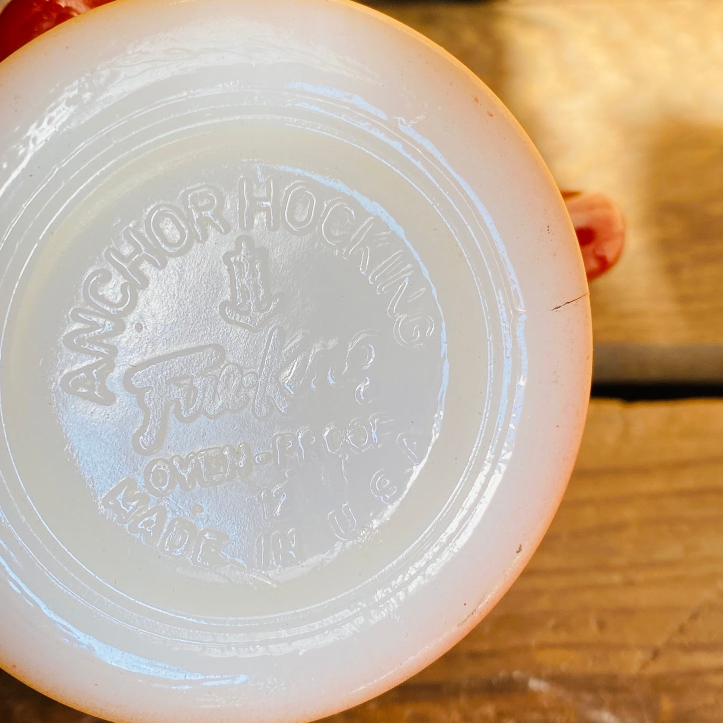 【70’s USA vintage】Fire King キンバリー (オレンジ)