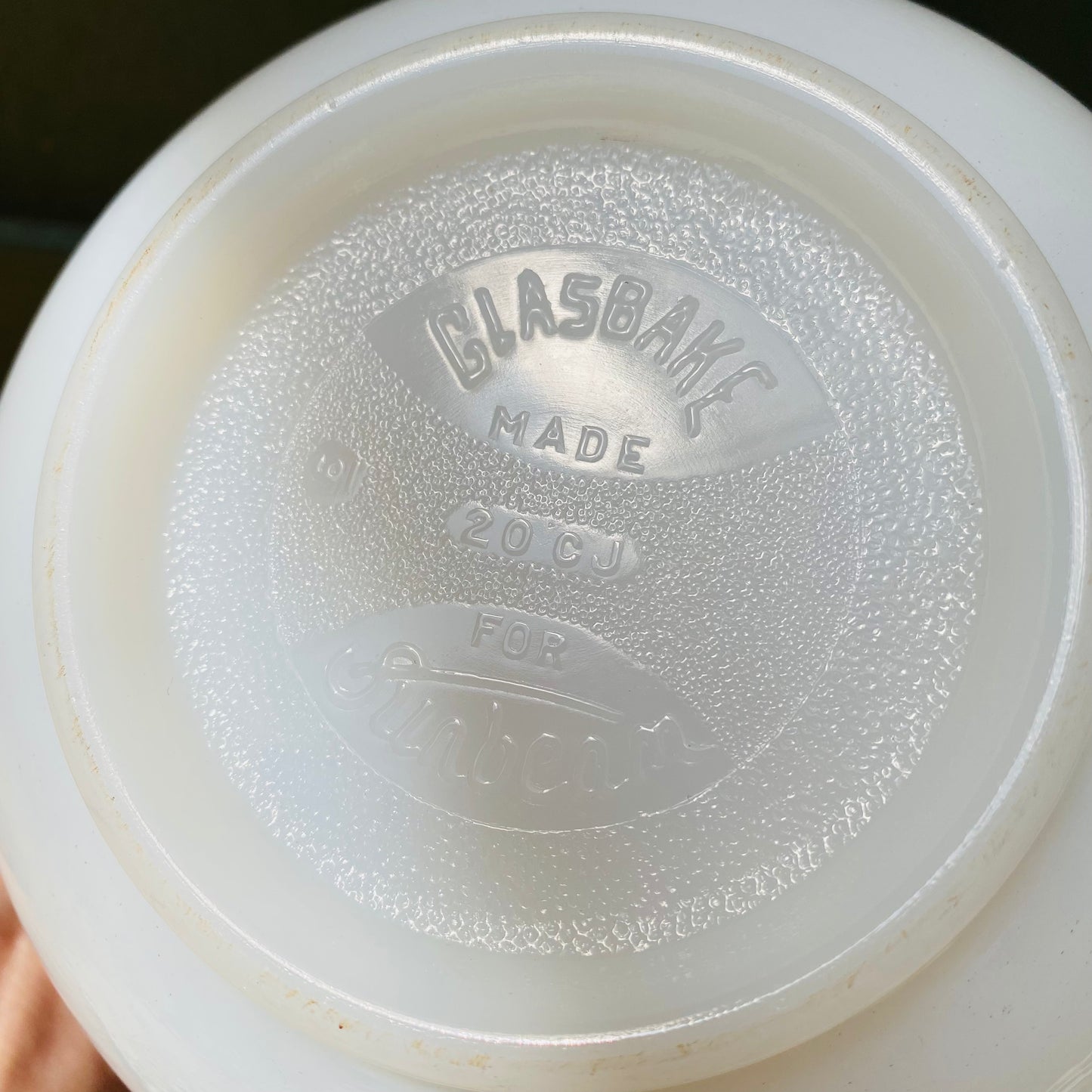 【USA vintage】GLASBAKE ミキシングボウル