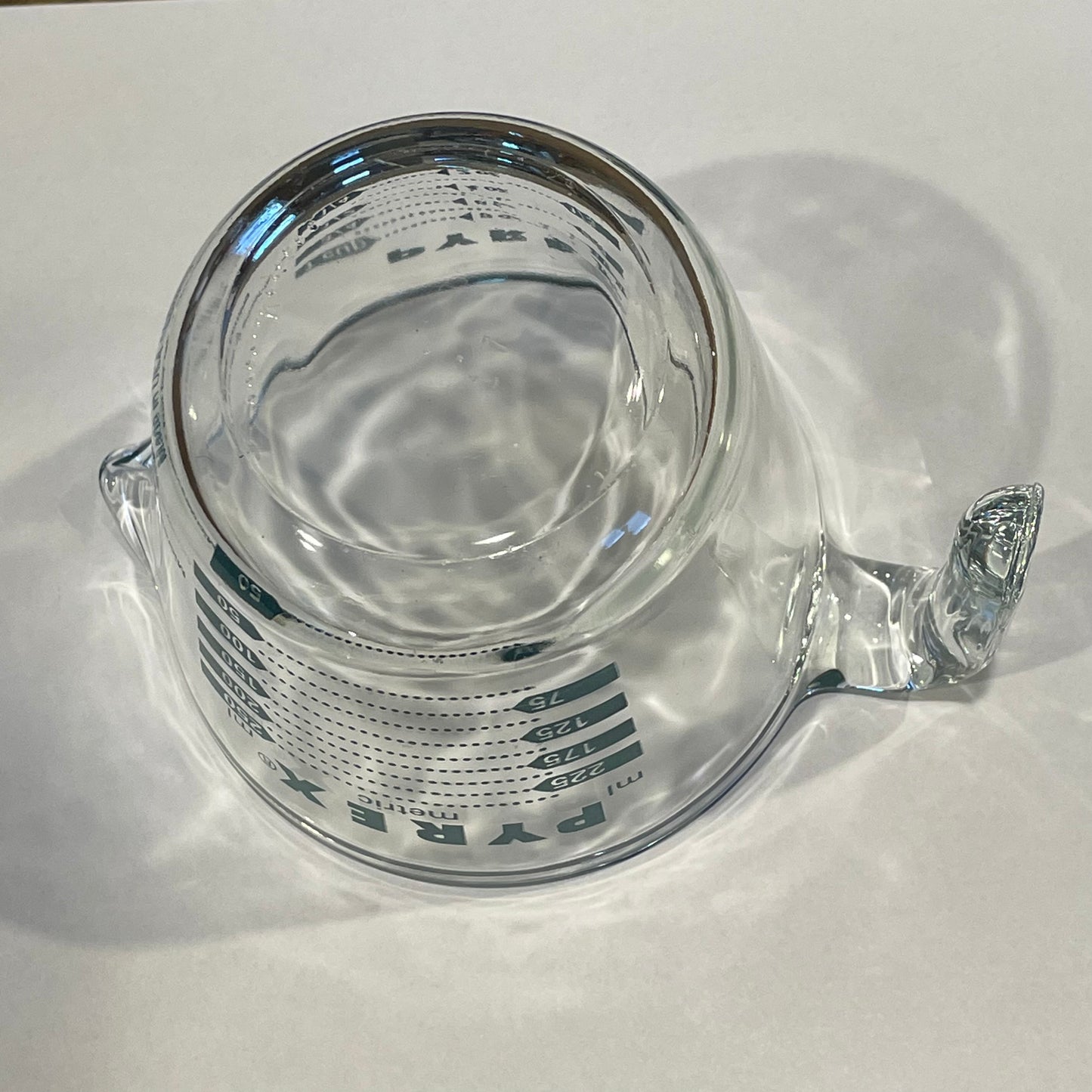 【USA vintage】オールドパイレックス OLD PYREX 旧ロゴ メジャーカップ 耐熱ガラス