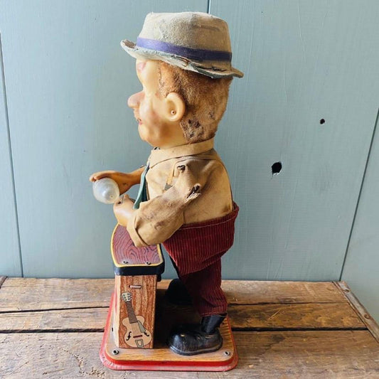 【1960s vintage】おもちゃ 置物 ブリキ バーテンダー ディスプレイ