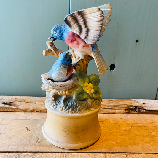 【JPN vintage】shafford Japan 鳥 オルゴール