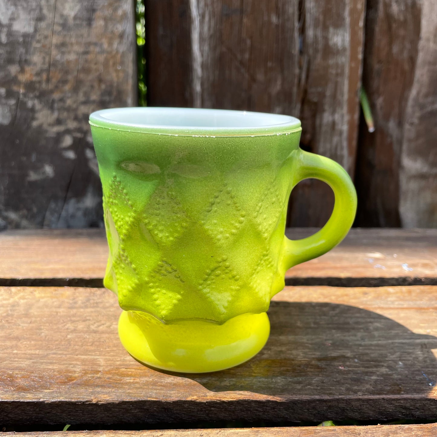 【60’s USA vintage】Fire King キンバリー (グリーン)