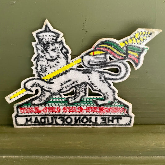 【USA vintage】ワッペン The Lion of Judah ライオン オブ ユダ