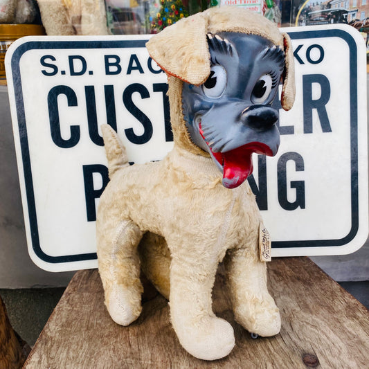 【1950s-1960s USA vintage】GUND社 Disney わんわん物語 トランプ ラバーフェイスドール