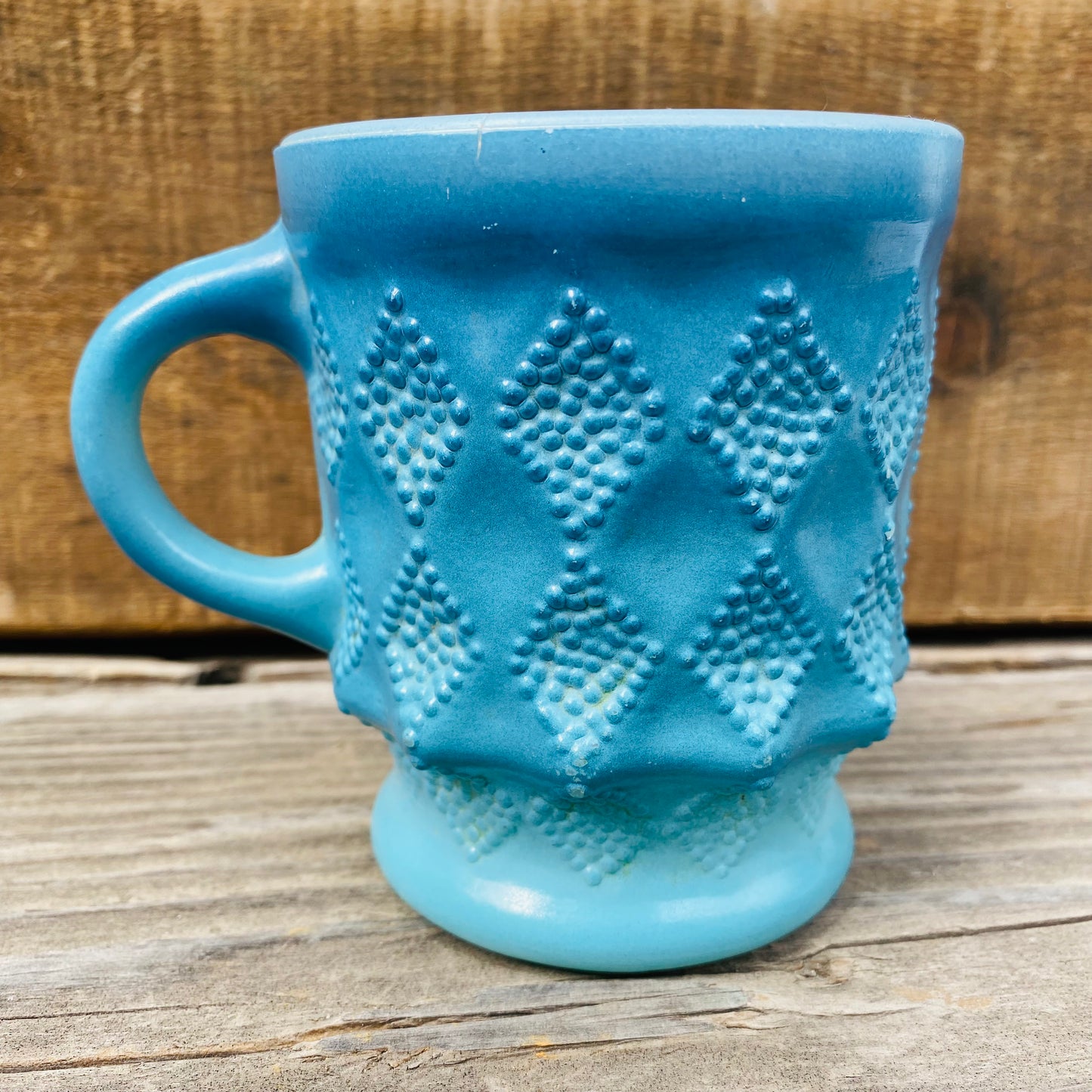 【1970s USA vintage】FIRE KING キンバリー ブルー