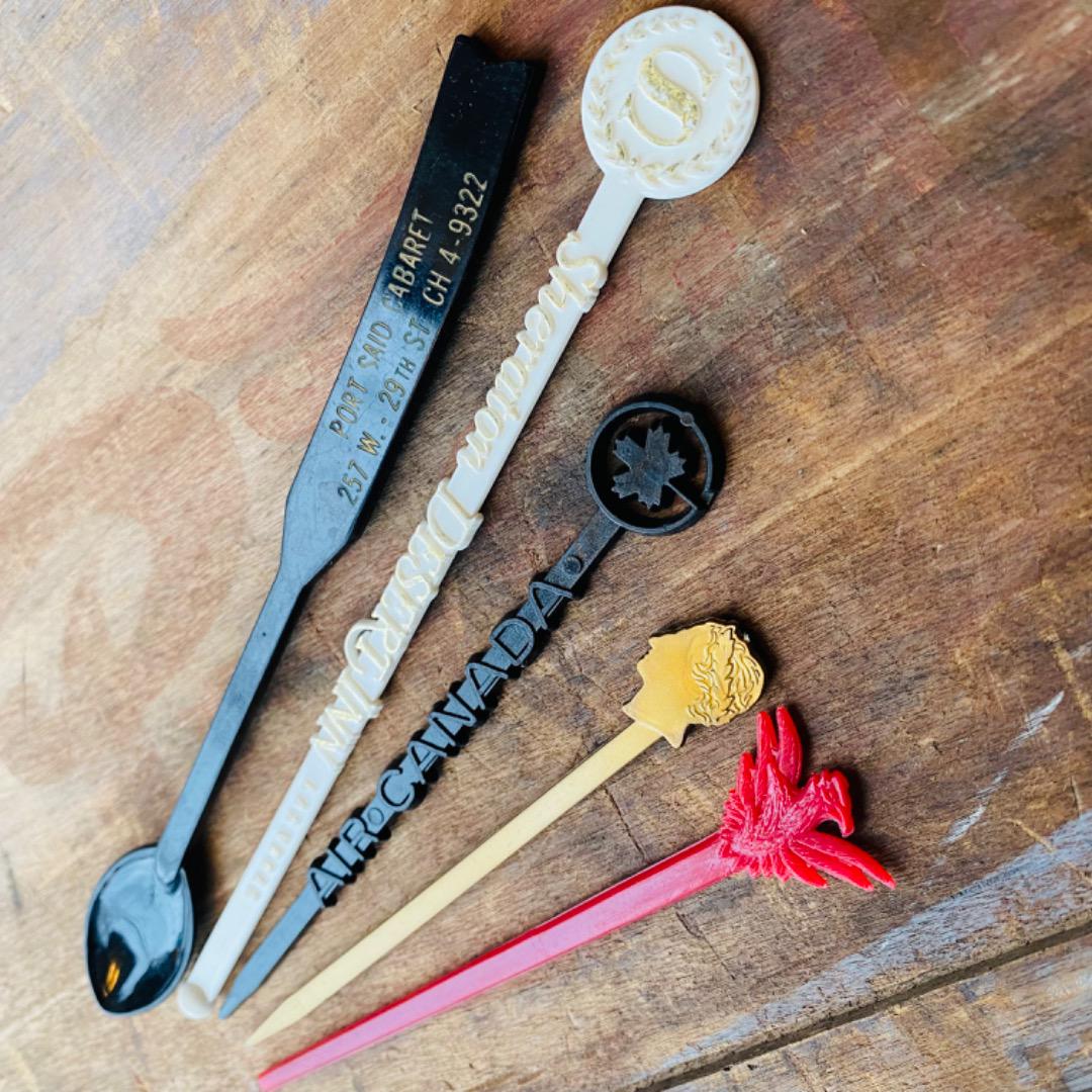 【vintage】マドラーセット⑥