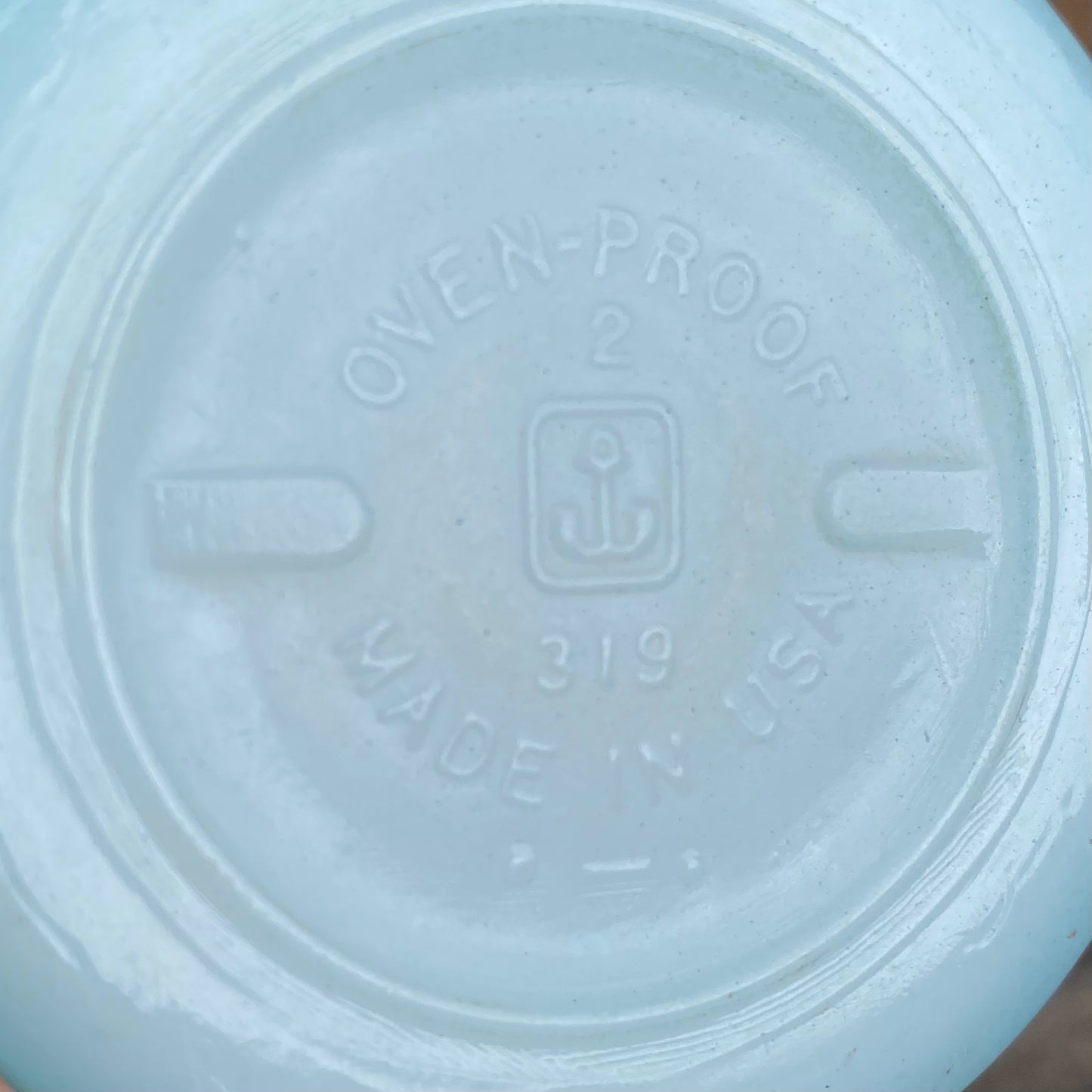 【1970s USA vintage】FIRE KING キンバリー ブルー