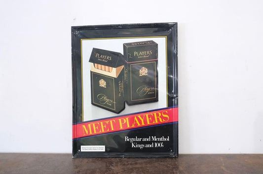 【USA vintage】プレイヤーズ 看板 PLAYERS vintage metal sign plate