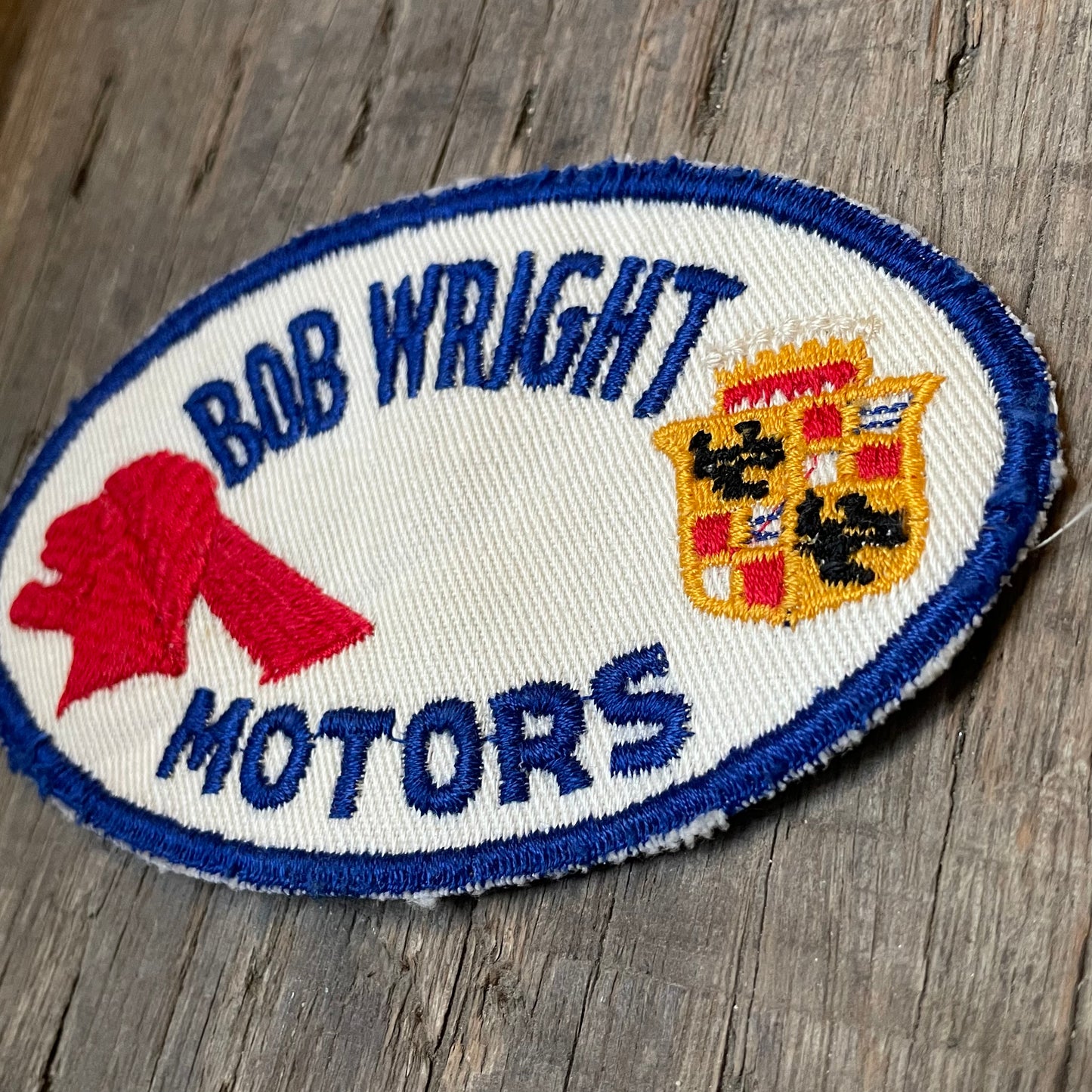 【USA vintage】40’s ワッペン BOB WRIGHT MOTORS